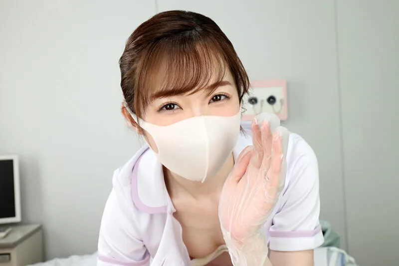 【VR】【8K VR】美人看護師（人妻）に見つめられながら何度も射精させられる入院生活