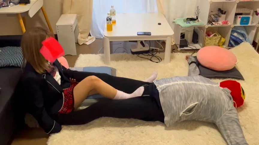 【柏木由紀似】ゆきり○似の地下アイドルふうかのマネージャー電気アンマいじめ