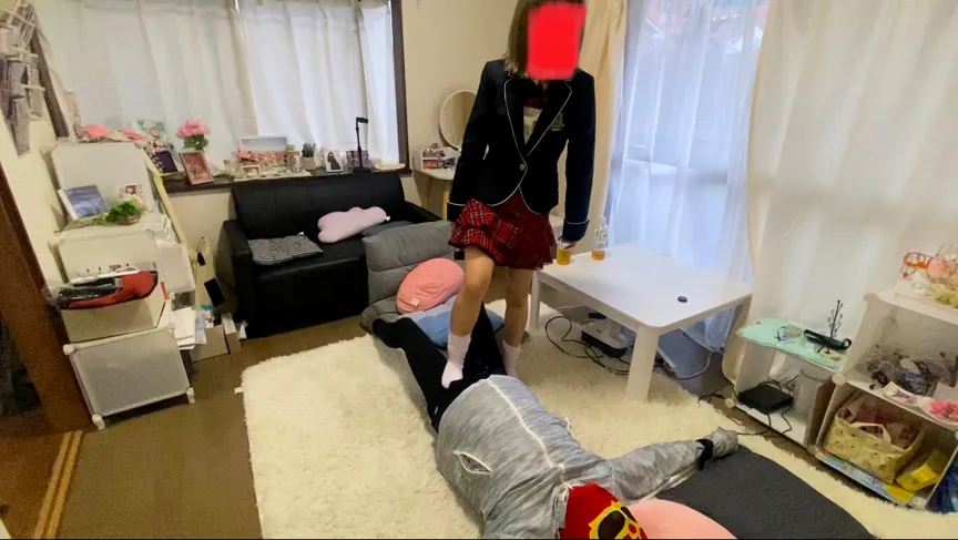 【柏木由紀似】ゆきり○似の地下アイドルふうかのマネージャー電気アンマいじめ