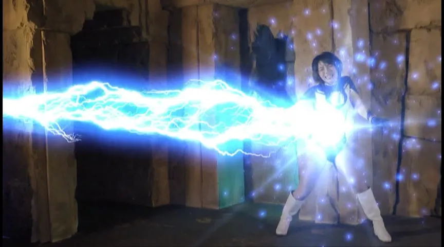 【大川成美 松島くるみ】太陽の戦士レオーナ SeasonII 炎の戦士アイラと魔僧ガスプーティン登場！