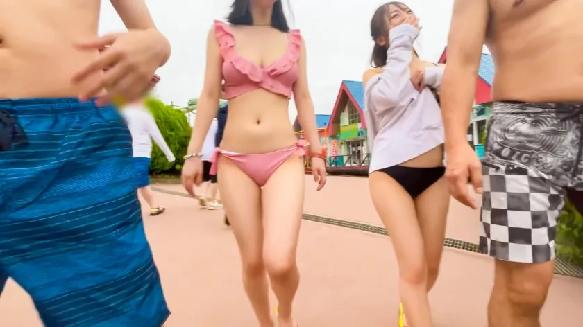 【葉月もえ】「こんなに気持ち良いの初めて…」プールでナンパした生意気E乳ギャル、彼氏より大きいチ●ポに快楽堕ち…！！