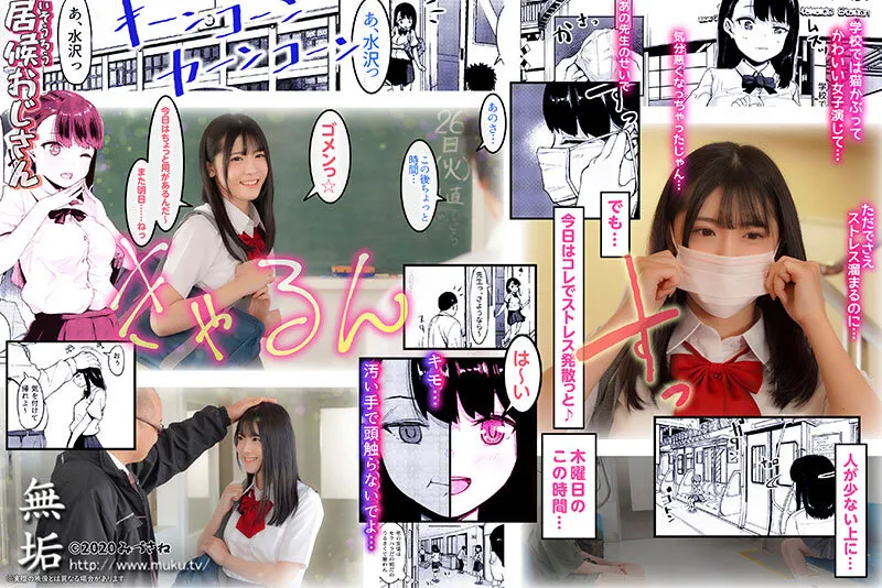 【サークルみづさね】【JK】居候おじさん ～【胸糞注意】イマドキ少女の秘密を握って中出し三昧孕ませSEX～ 皆瀬あかり