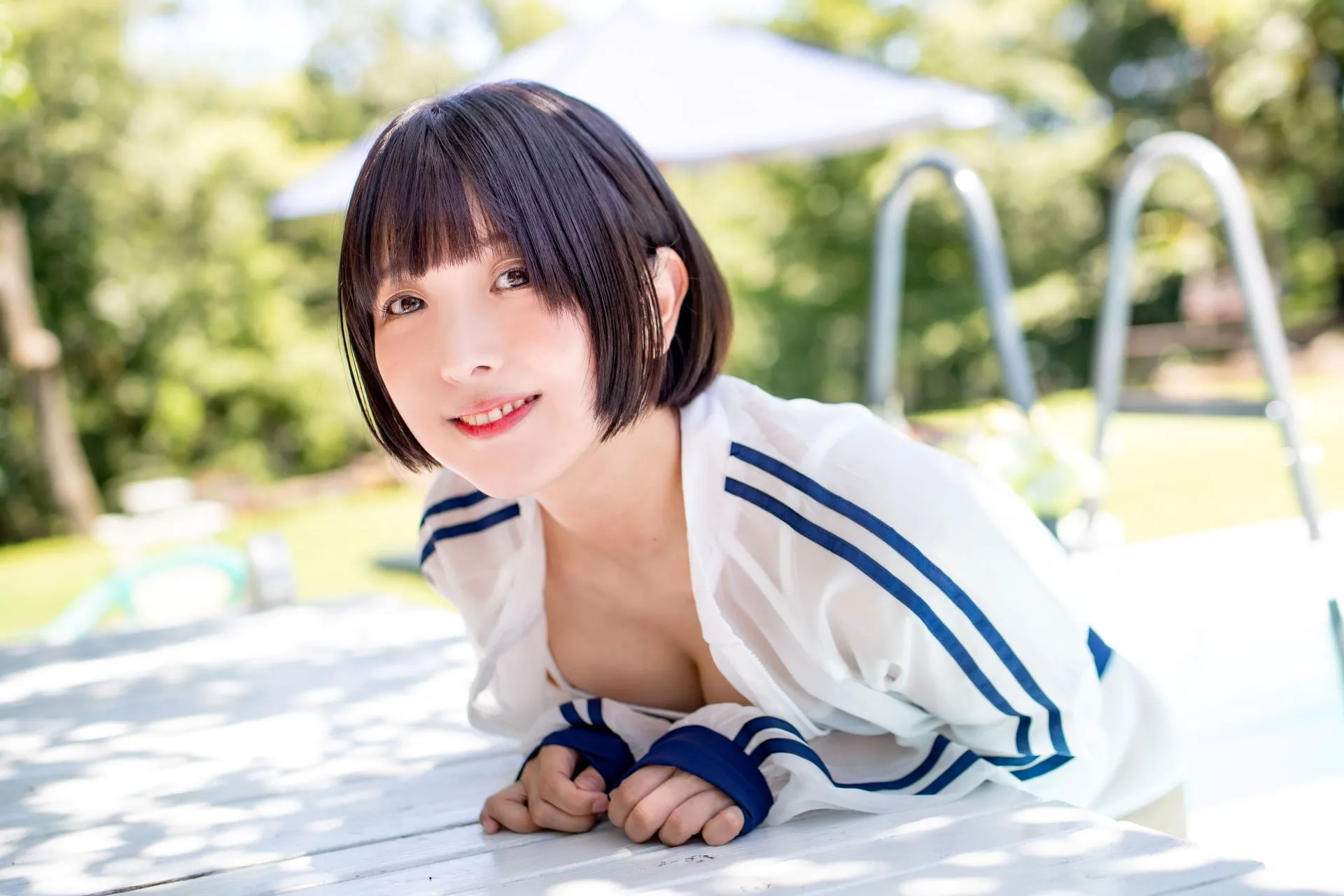 【ごままま】どっちがすきなの？スポーツ系女子！【競泳水着コスROM】