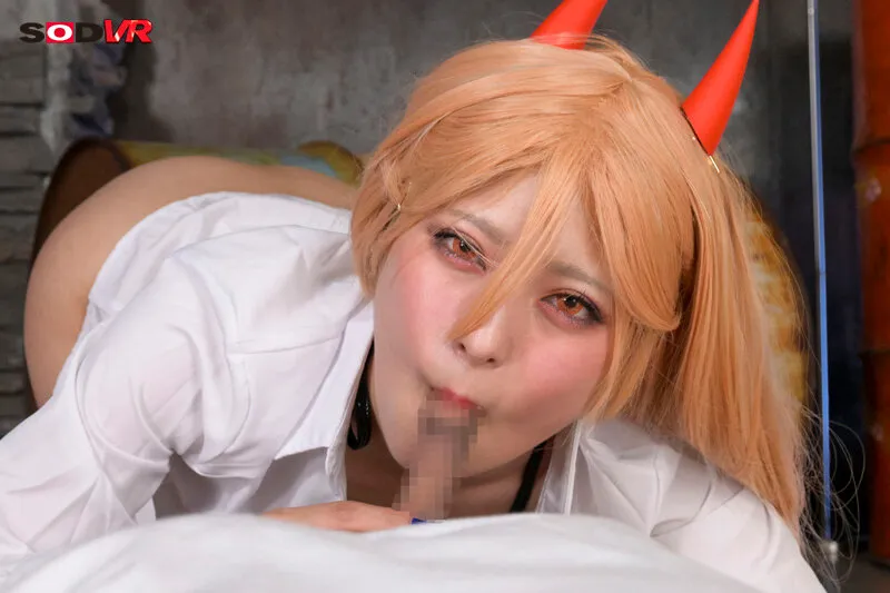 【渚みつき】【チェンソーマン パワー コスプレAV】【VR】騎乗位の悪魔が馬乗り杭打ちピストン！中出ししても終わらないSEX！！【デビル痴女降臨】