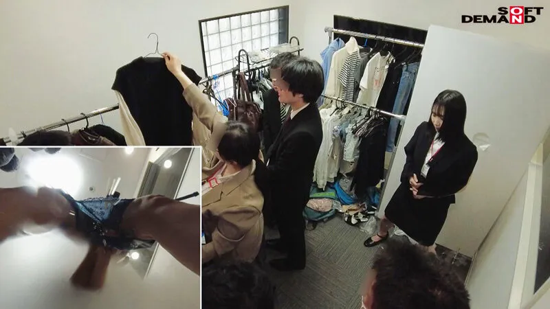 【泉本佳奈子 小薮奈央 湯浅真奈美】後ろ側がすっパダカの、半裸スーツで会社見学ツアー バレたらアウトの恰好で随時課されるアクメ妨害にも耐えながら、就活生達にバレないように弊社の魅力を伝えてきてください！