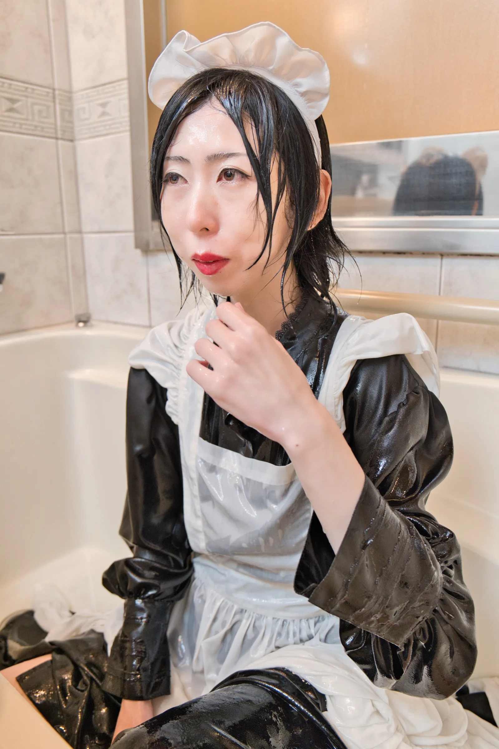 【はじめ】メイドのローション体験 (写真)【ウェット＆メッシー】