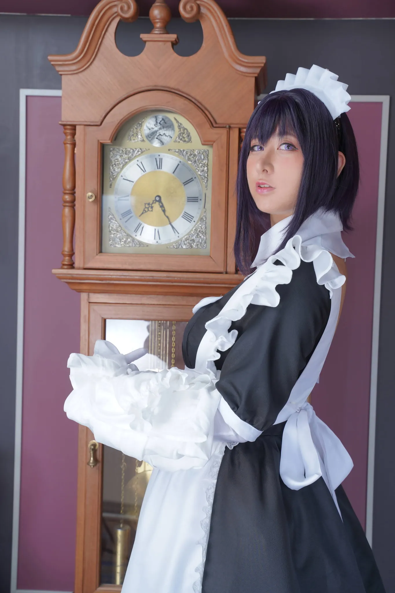 【黒ノ森聖】最近雇った聖が怪しい【黒ギャルメイドコスROM】