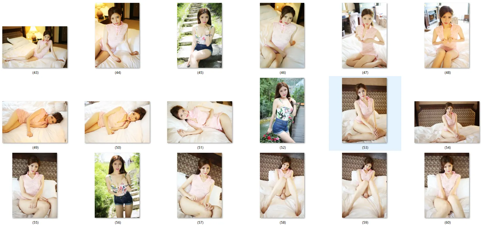 【シースルーチャイナドレス コスROM】★4K★Coser-QIUHEKEJI No.78 My Girl 68P