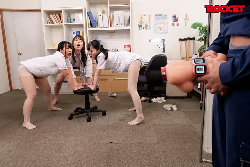 【綾瀬ひまり 富井美帆 紺野みいな】【ナース】感覚共有オナホールPART.3 病院編