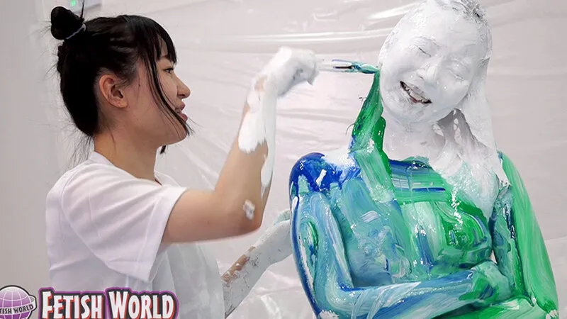 【天音うさぎ 千種ちな】ひとりだけ絵の具まみれリターンズ 1