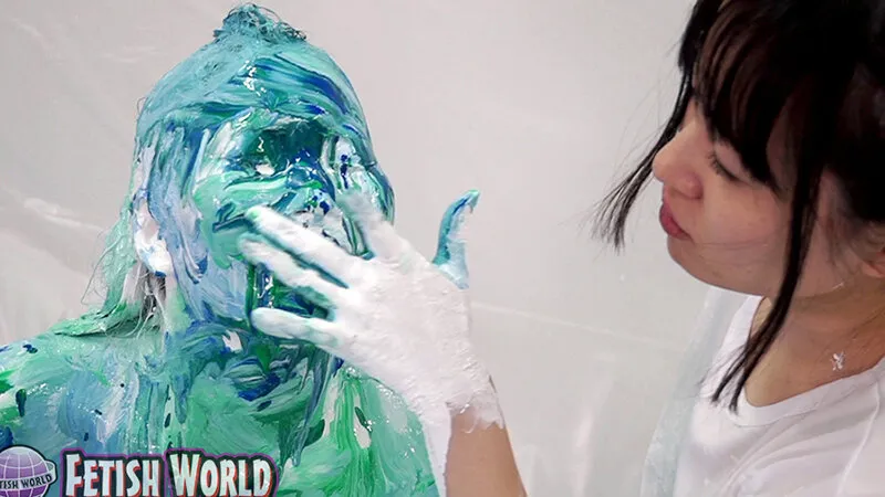 【天音うさぎ 千種ちな】ひとりだけ絵の具まみれリターンズ 1