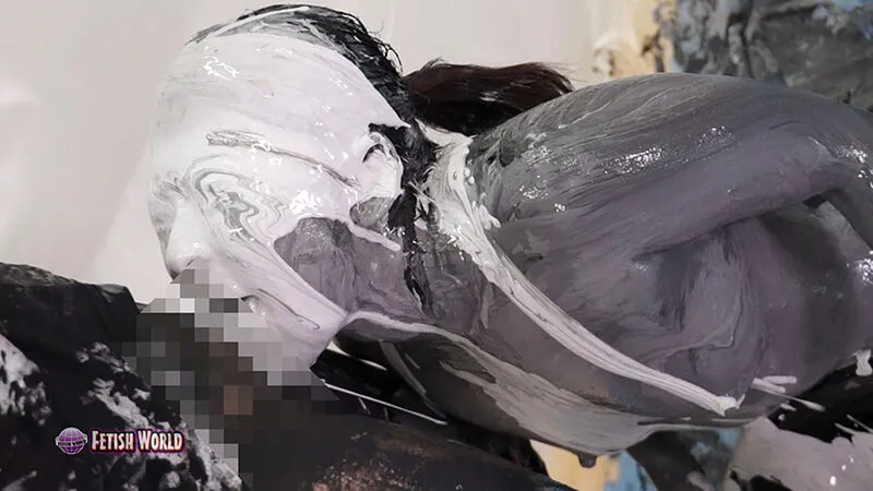 【後藤由乃 原美織】ペイントご奉仕レズ奴隷SPECIAL【ウェット＆メッシー】