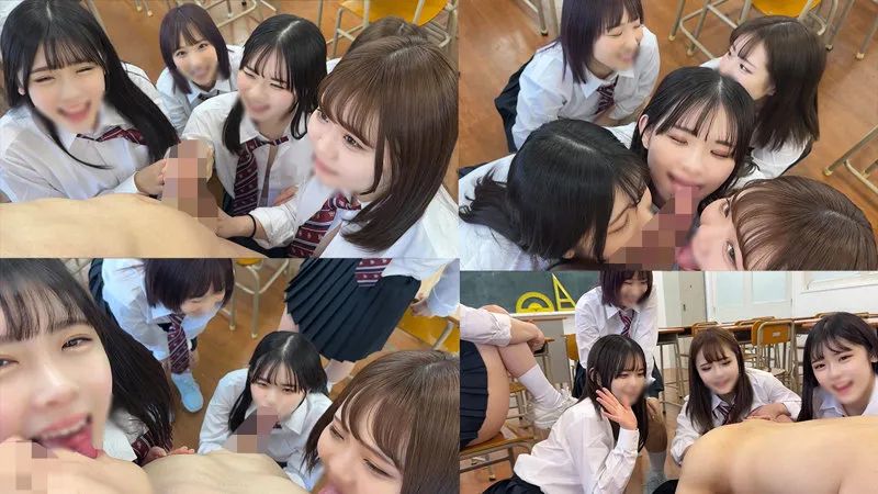 【栄川乃亜 沙月恵奈 皆瀬あかり 他】女子5人組【JK 盗撮・パイズリ・乱交中出しハメ撮り流出】