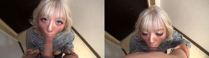 個撮）ド派手な黒ギャル！【褐色Fカップ美乳】余裕のチンポ丸呑み！極技ローリングフェラがエロ過ぎる！【口内発射】