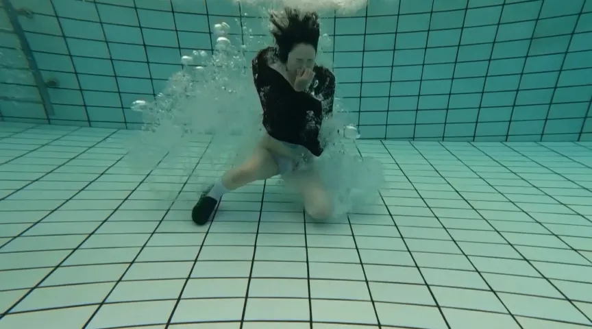 【JK着衣水泳】夏制服での体験結果【ウェット＆メッシー】