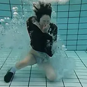 【JK着衣水泳】夏制服での体験結果【ウェット＆メッシー】