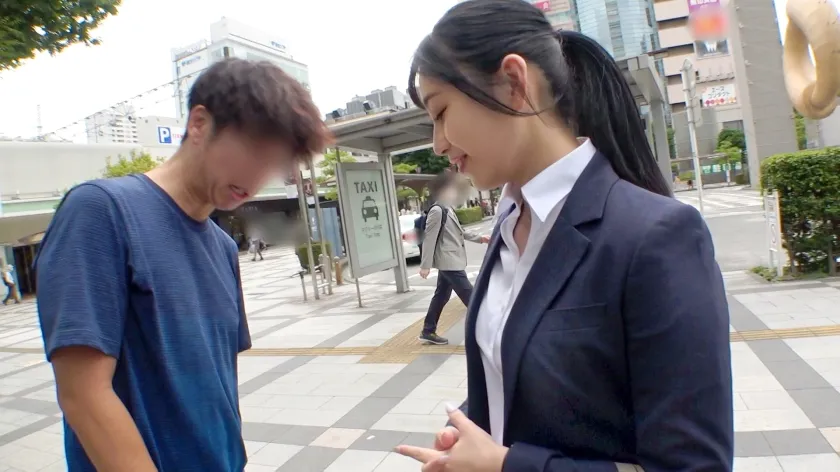 【紫雷るあ】マジ軟派、初撮。 1983 色白美ボディの魅力的なOLをナンパしてホテルで濃厚セックス！美尻＆美巨乳をビクつかせて気持ち良さそうに喘ぎうっとり顔で巨根を受け入れる！