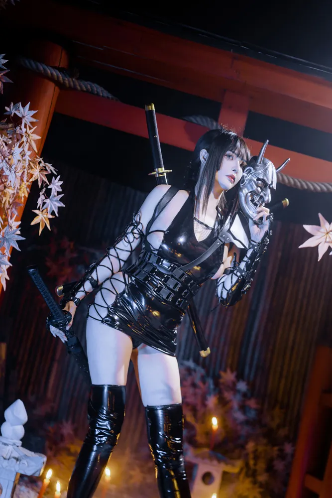 【ラバーくのいちコスROM】★8K★Coser-QIUHEKEJI No.133 艶・忍 67P2V