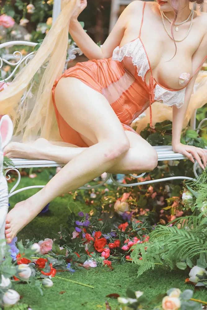 ★4K★Coser-QIUHEKEJI No.135 ガーデン水遊び　67P