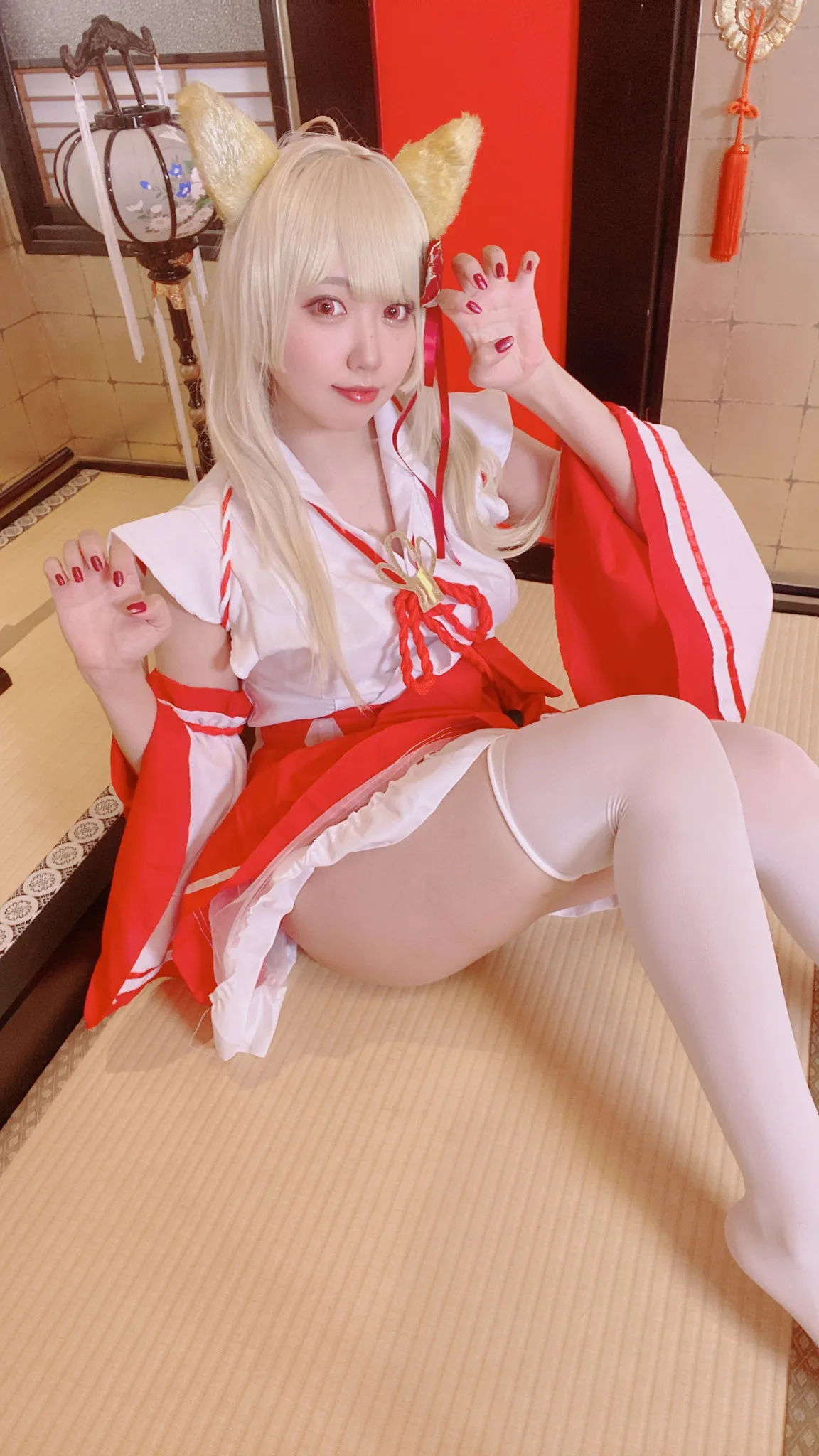 【狐巫女コスROM】超美麗Vtuberちゅん byひなちゅん