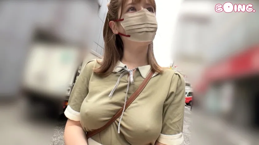 【千鶴えま】【Gカップの激震インバウンド】ノーブラ散歩、電気街、パイズリ、ホグ●ーツ制服SEX。【ぱいぱいズリ子。】