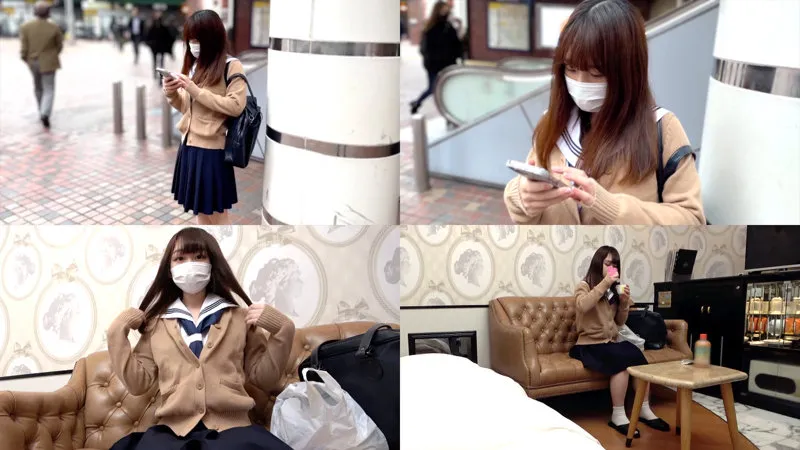 桃色×青ぱんつちゃん【大久保公園 JK 初援交・中出しハメ撮り流出】