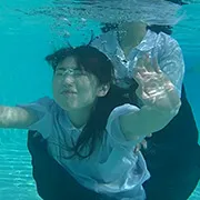 【JK着衣水泳】後輩へのリフレッシュ