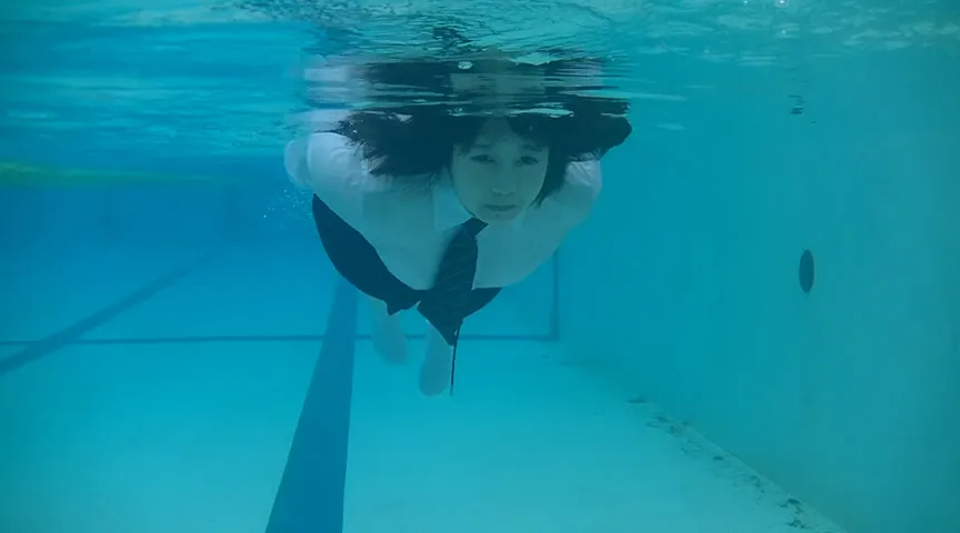 【JK着衣水泳】先輩の願掛け