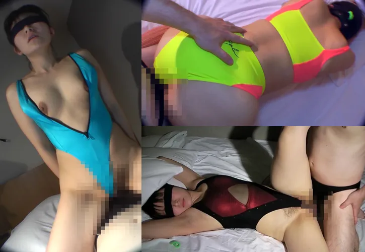 エアロビクス経験者の人妻に、懐かしの超ハイレグレオタードを着せて、超過激エクササイズ・セックス！