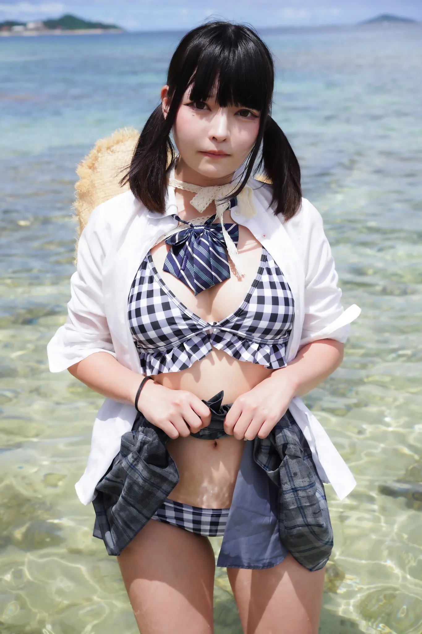 【夏目つなり】はつなつ【JK水着コスROM】