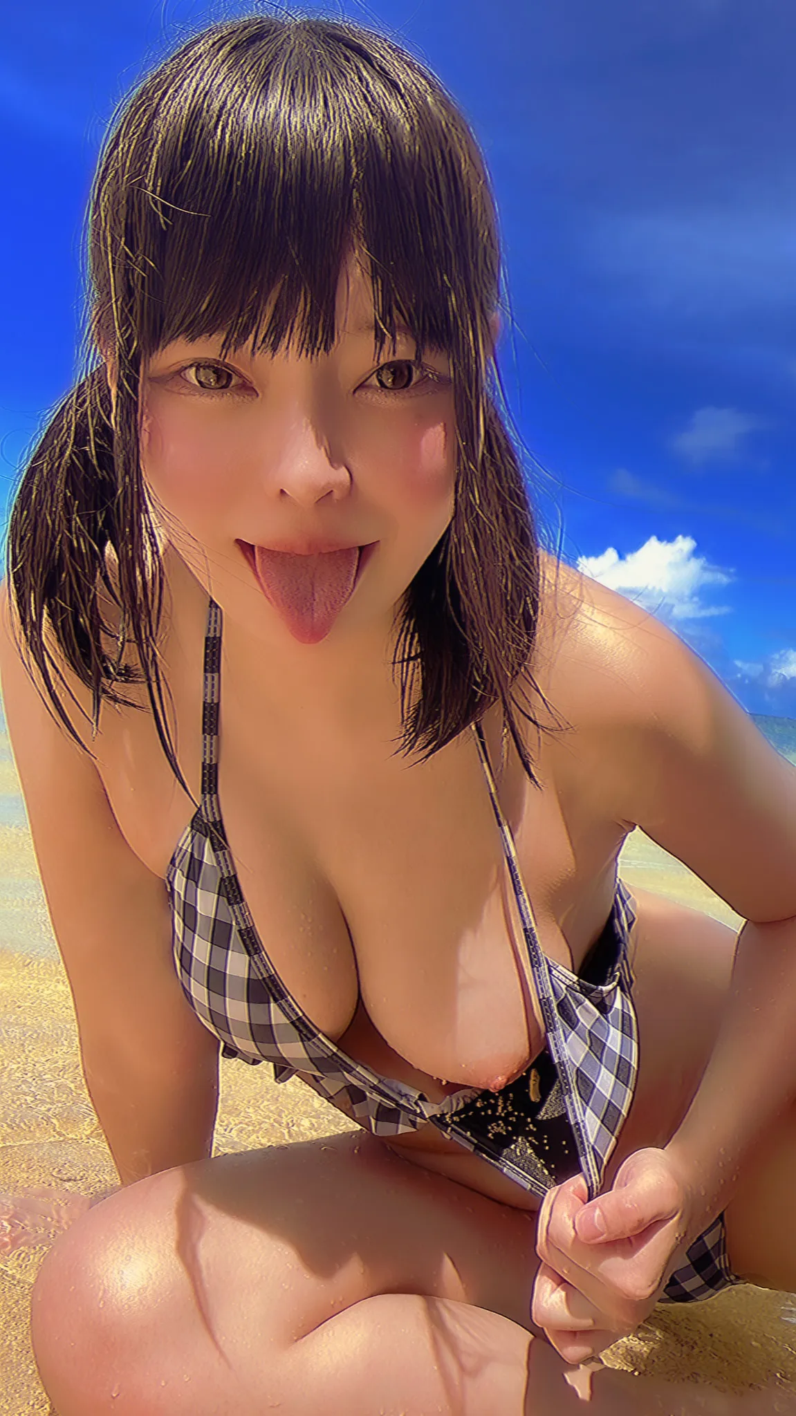 【夏目つなり】はつなつ【JK水着コスROM】