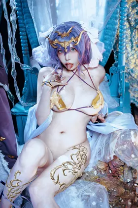 【ファンタジーコスROM】★8K★Coser-QIUHEKEJI No.148 海神ポセイドン　20P