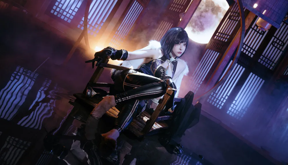 【原神 夜蘭 コスROM】★8K★Coser-QIUHEKEJI No.149 夜蘭 下着　66P