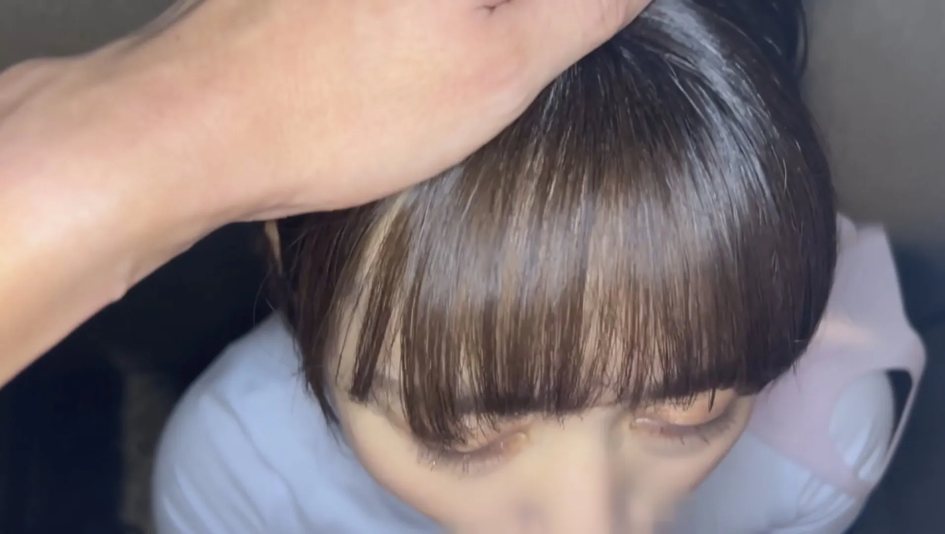 【JK】【顔出し】中出し直後のそらちゃんを撮影バイト君にフェラさせました。