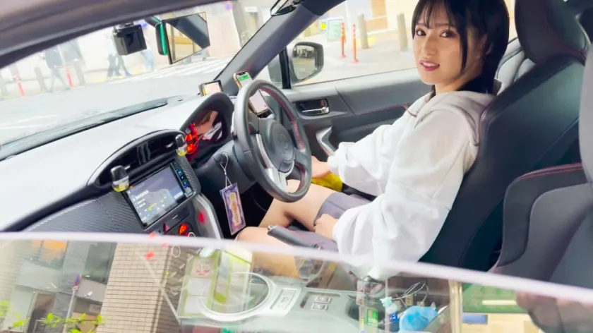 【渚みつき】「イキすぎておま●こ弱くなってるぅ！！」イン☆フォロワー1万人、車好き美少女ギャル(強そうに見えて実はドMw)を写真撮影というテイで自宅へ連れ込み→首●めFUCKで連続絶頂させる中出しハメ撮り！！