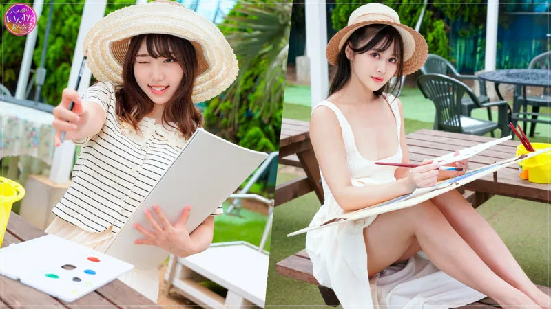 【さつき芽衣 夏目れみ】めい＆れみ【美術部JK】