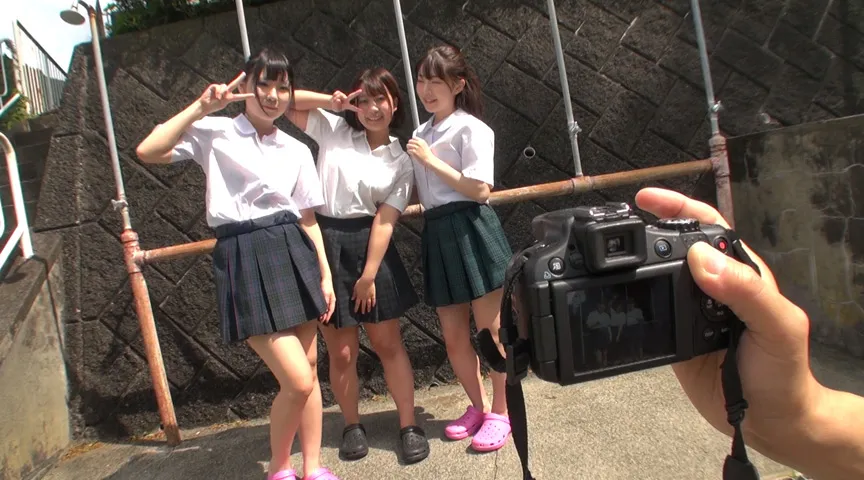 【JK着衣水泳】水球と先輩と卒アル撮影