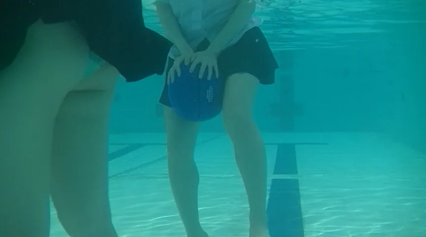 【JK着衣水泳】水球と先輩と卒アル撮影