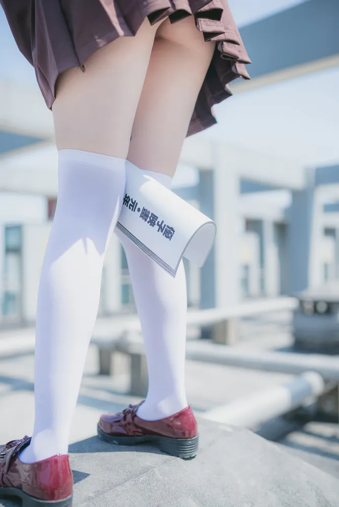 【JKコスROM】★4K★YOUMU No.026  屋上露出J〇風　54P