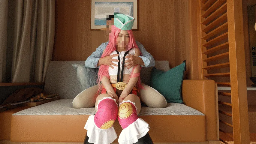 【ONE PIECE ジュエリー・ボニー同人AV】【Gカップインフルエンサー】ド変態クビレ巨乳ガン突きイキまくり！連れ込みコスプレ生中出し！【個人撮影】