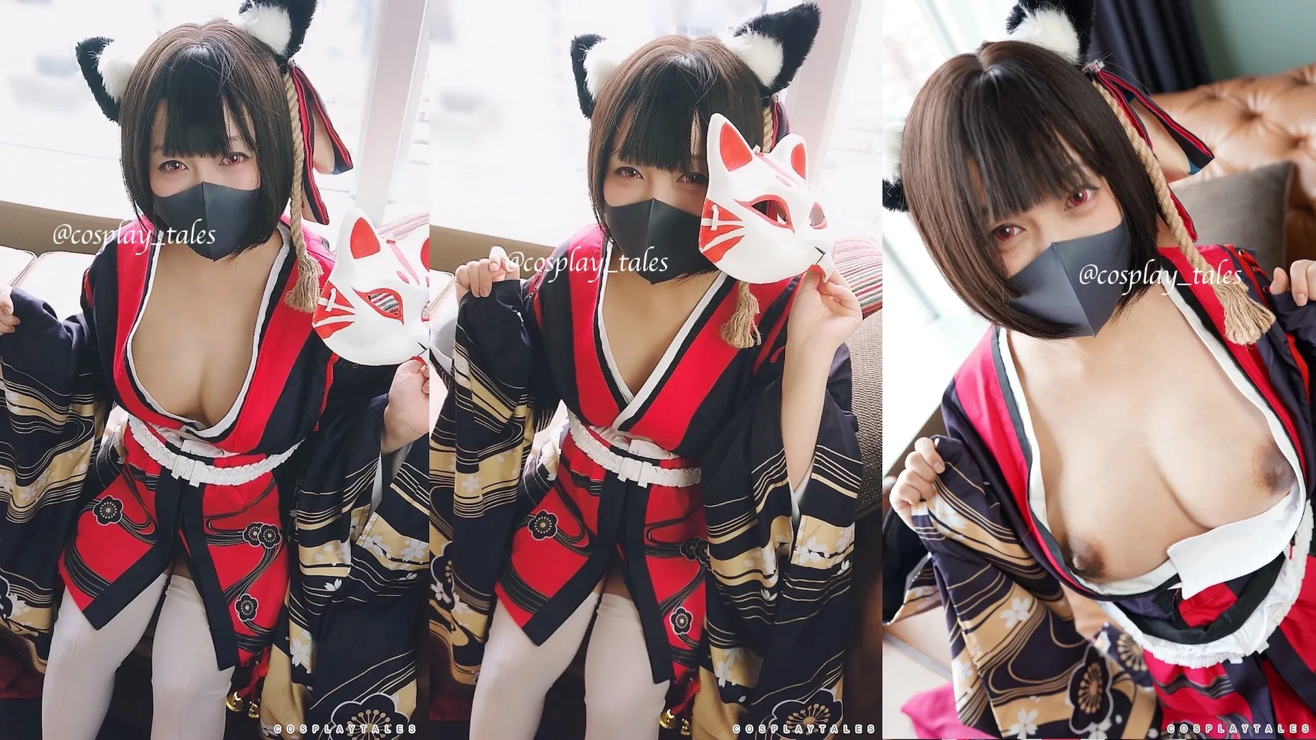 【アズレン山城同人AV】 【幻の妊婦コスプレ】EP:6 ボテ腹アズ○ン山城♡ 146cmGカップ激かわロ●爆乳レイヤーと特濃大量中出しコスえっち（みずき・妊娠9ヶ月）