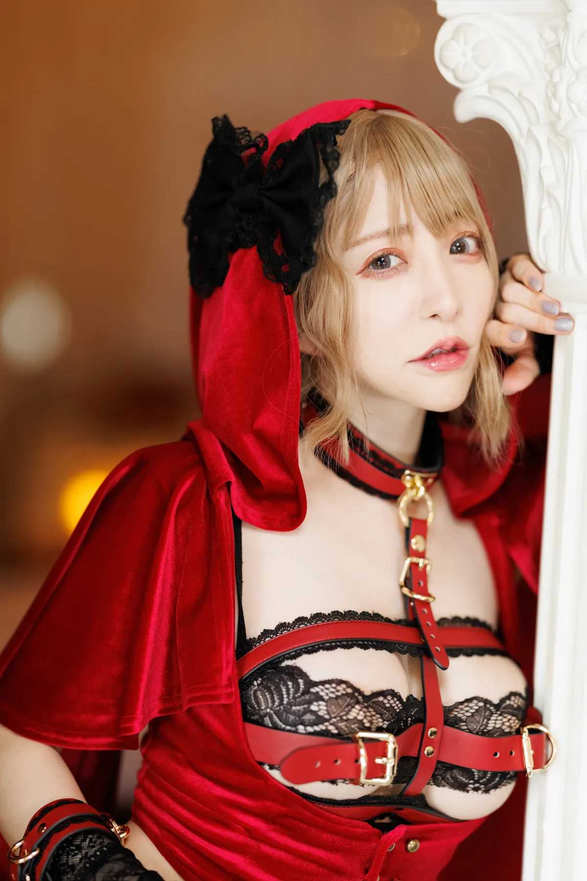 【神崎りのあ】りのズキンちゃんとオオカミさん【セクシーランジェリー赤ずきん＆ケモミミ狼コスROM】