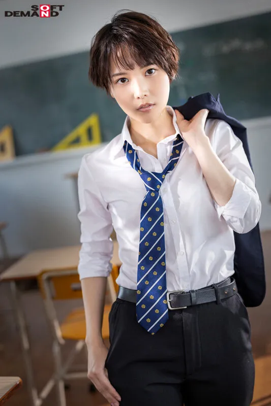 【JK】ボーイッシュでイケメンな女友達に「おっぱいが大きくなってるか揉んでみて？」と言われて、そこから会うたびにおっぱいチェックすることになった…柴崎はる