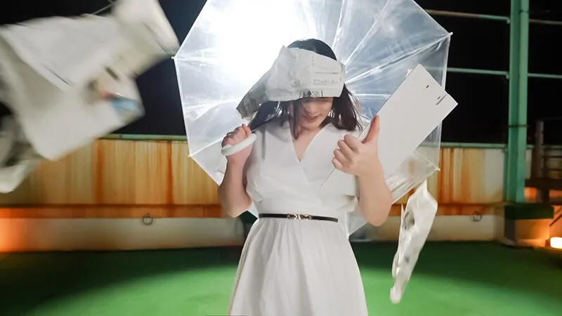 新中野お天気キャスター専門学校に通うお天気キャスターを目指す現役女子大生の「絶頂しても平然とする」授業風景に密着取材 愛宝すず