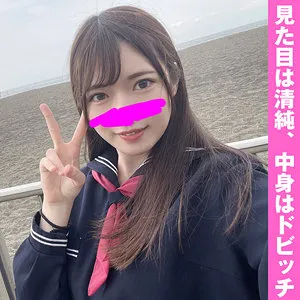 【上坂めい】めい【紺セーラーJKセフレ中出しハメ撮り流出】