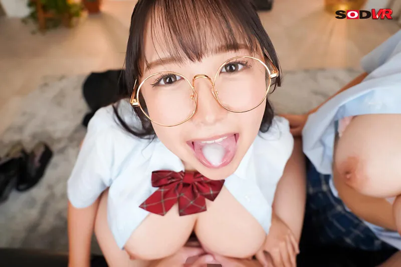 【姫咲はな 星乃夏月】【JK】【VR】地味メガネの巨乳女子校生とこっそり付き合っていた教師の僕。二股がバレてしまいどっちをとるかで、肉感溢れる密着圧迫で責められ続け爆抜きさせられた話！！