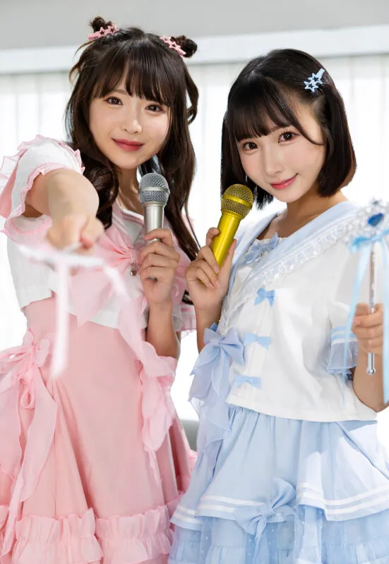 【 虹色ぐみ 由良かな】ゼロ距離密着神ファンサロリ痴女ヒロインぐみかなちゃん メスガキWアイドル超過激M男感謝祭