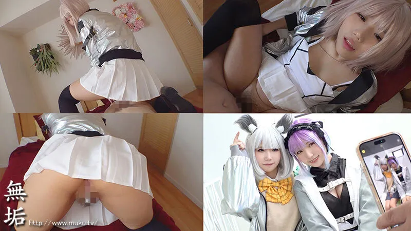 【市川りく 白石かんな 千石もなか 渚みつき】中出し交尾に没頭する発情コスプレ美少女たち 完全着衣8P大乱交