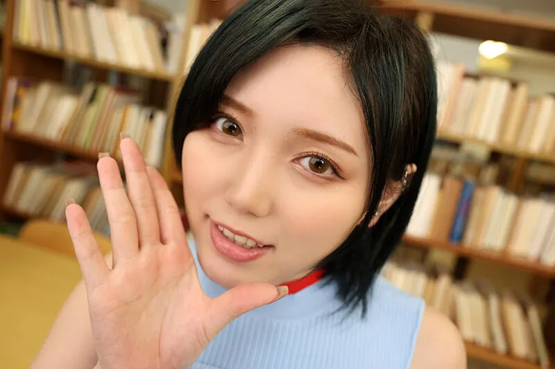 【田中ねね】【VR】「声出しちゃゼッタイ駄目だからね？」美人司書のノーブラ誘惑が凄くて読書に集中できない… 乳まみれの至近距離ささやき中出し性交 ねねさん