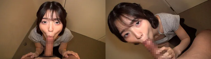 個撮）素朴で可愛いムッツリスケベ【デカベロ＆ひょっとこフェラ顔】全て吸い尽くす！ねっとりバキュームフェラ【口内発射→ごっくん】